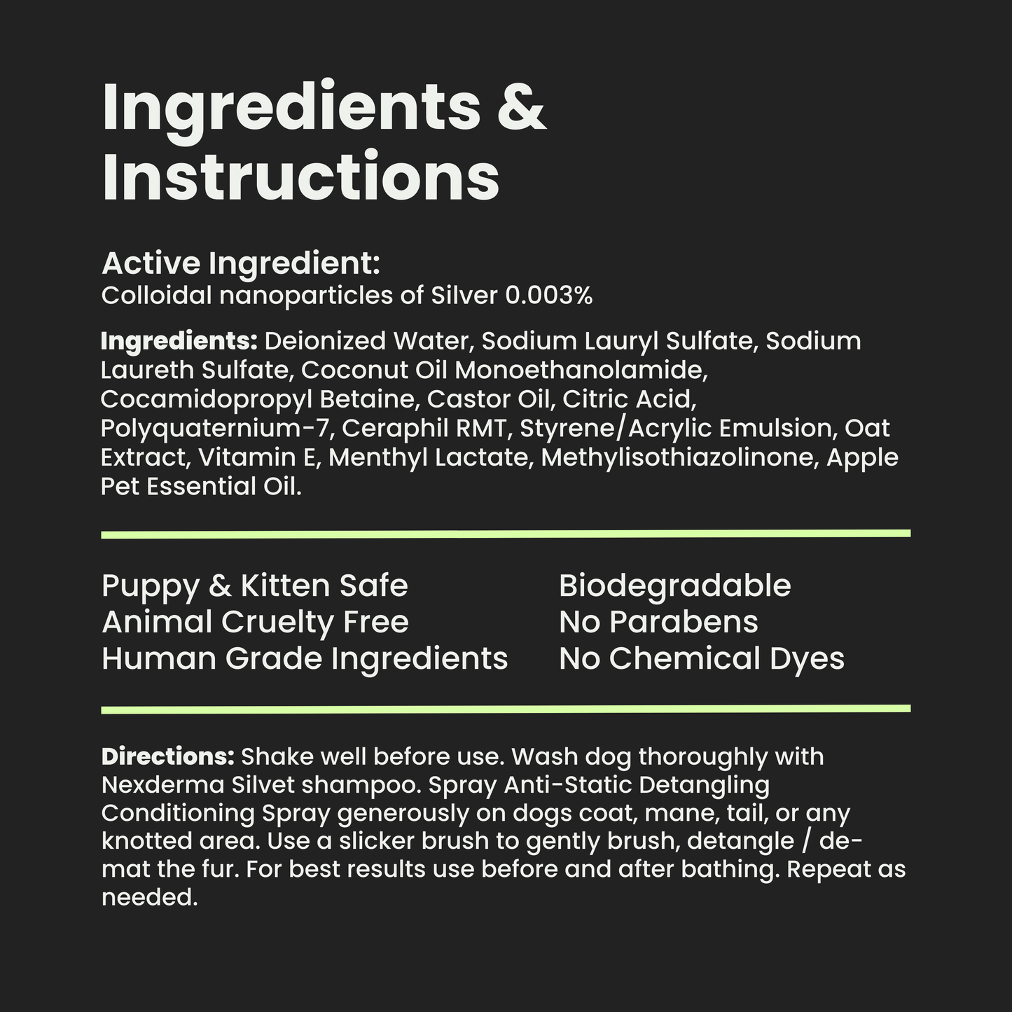Detangling Conditioning Spray