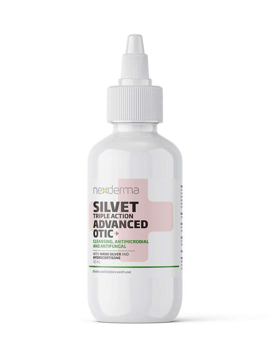 Silvet Advanced Otic Ear Cleaner Triple Action with Hydrocortisone