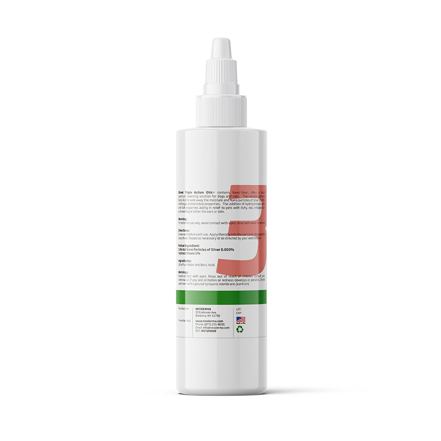 Silvet Advanced Otic Ear Cleaner Triple Action with Hydrocortisone